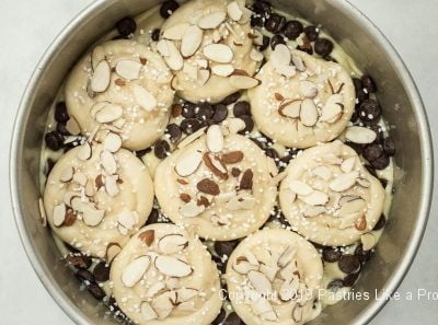 Danish Butter Cake with almonds and sugar