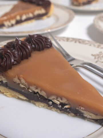 Chocolate Caramel Pecan Tart