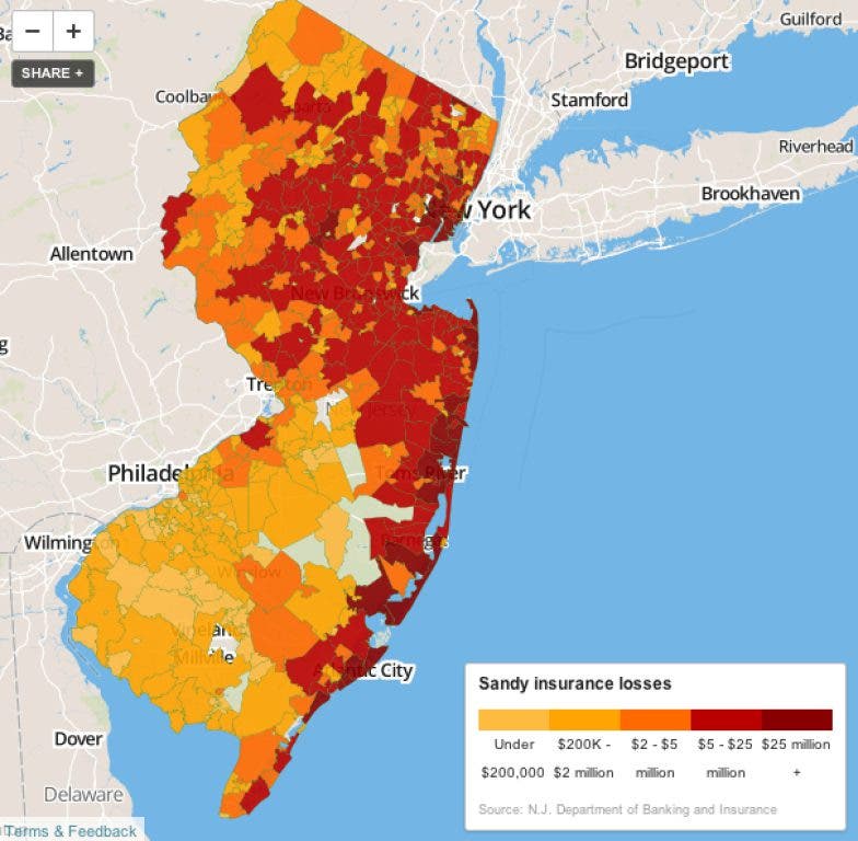 Howell Files for $10M In Sandy Insurance Claims