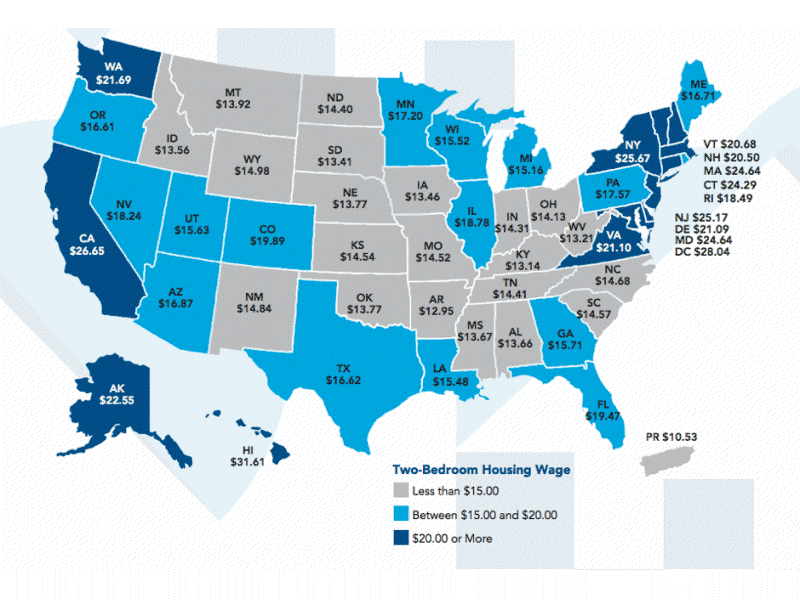 Rent Unaffordable for Average Worker in NY