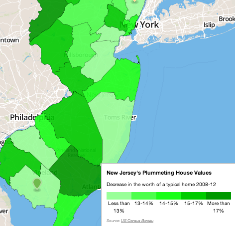 Somerset County Home Values Drop 13% Since 2008