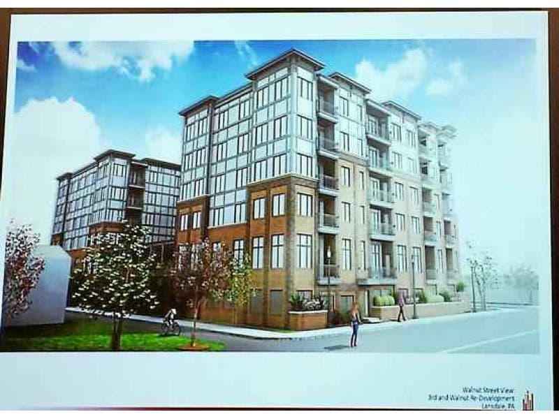 Proposed Six Story Apartment Building In Lansdale Moves Forward