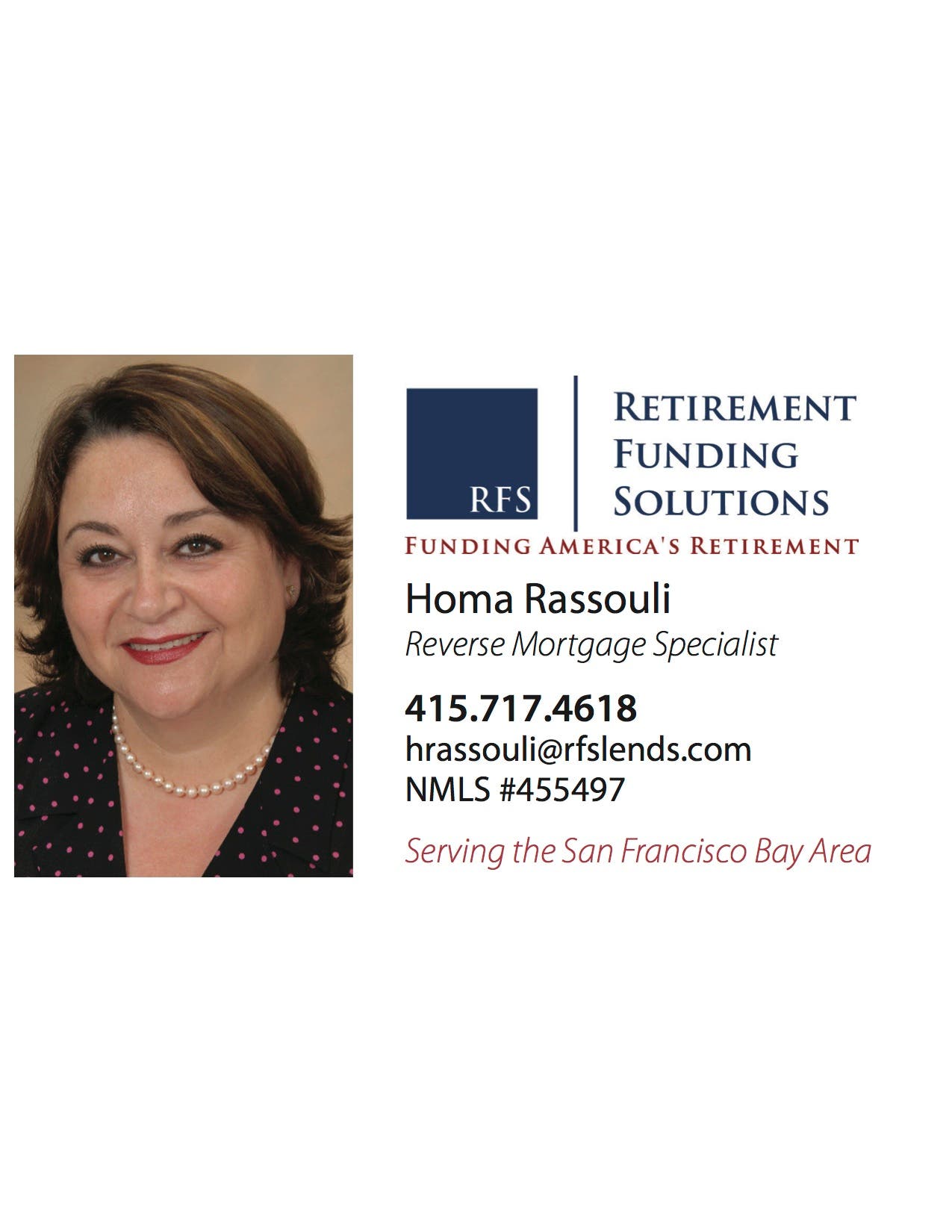 Meet Your Mill Valley Reverse Mortgage Specialist Homa Rassouli