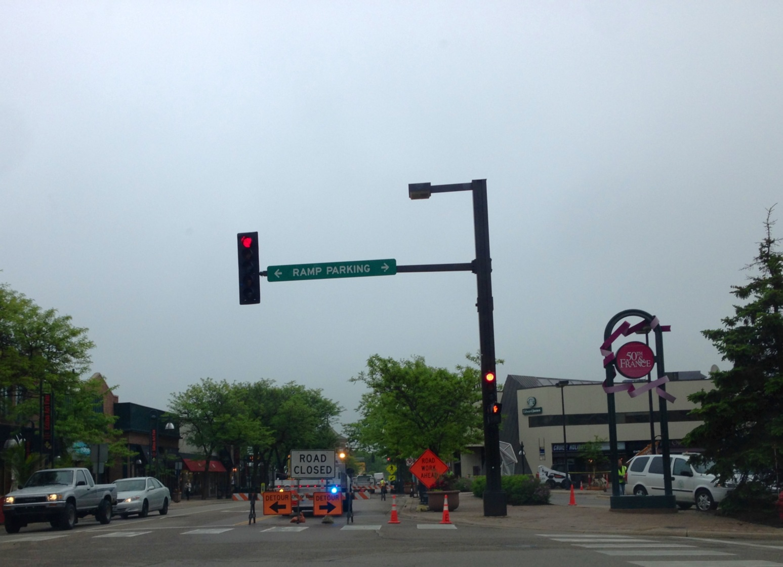 Eastbound 50th Street Closed Between Halifax, France Avenues