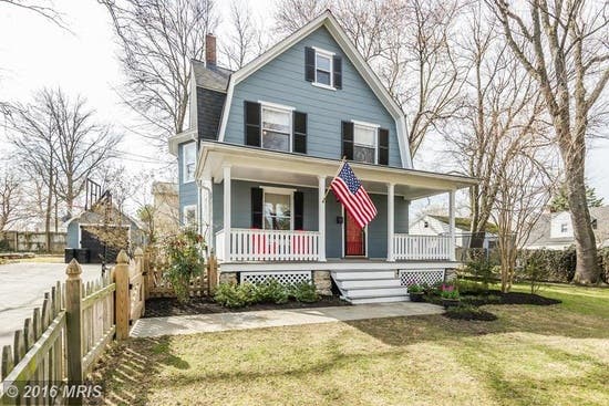 'Idyllic Porchfront Farmhouse': Towson Dream Home