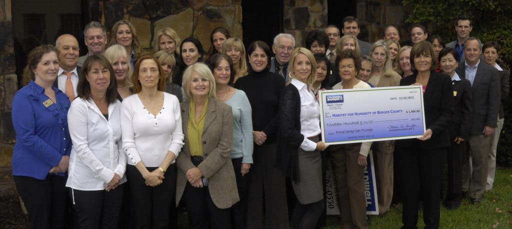 Oradell's Habitat Project Receives $1,900 Donation from Coldwell Banker