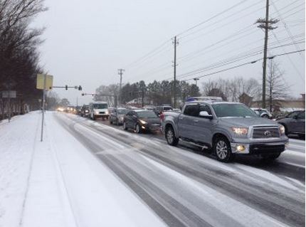 Oh What a Night! Hundreds of Motorists Abandon Cars