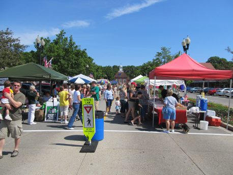 A Map of the Five Farmers Markets Closest to Greendale