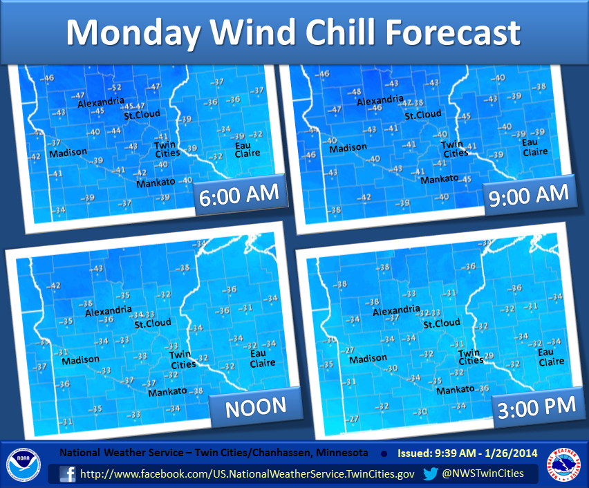 See How Cruel Monday's Wind Chills Will Be in Hudson