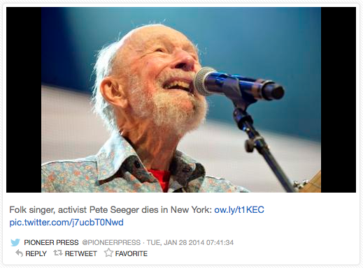 ‘A Musical Giant’: MSP Residents Share Their Best Pete Seeger Memories