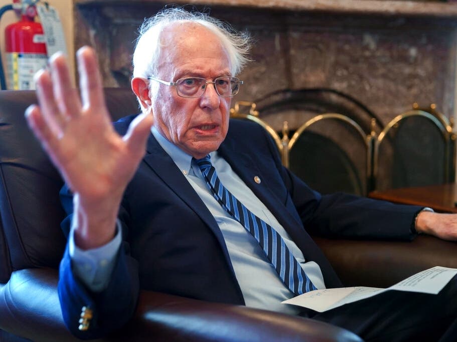 Sen. Bernie Sanders (I-VT) is seen in Washington, D.C., on Oct. 8.