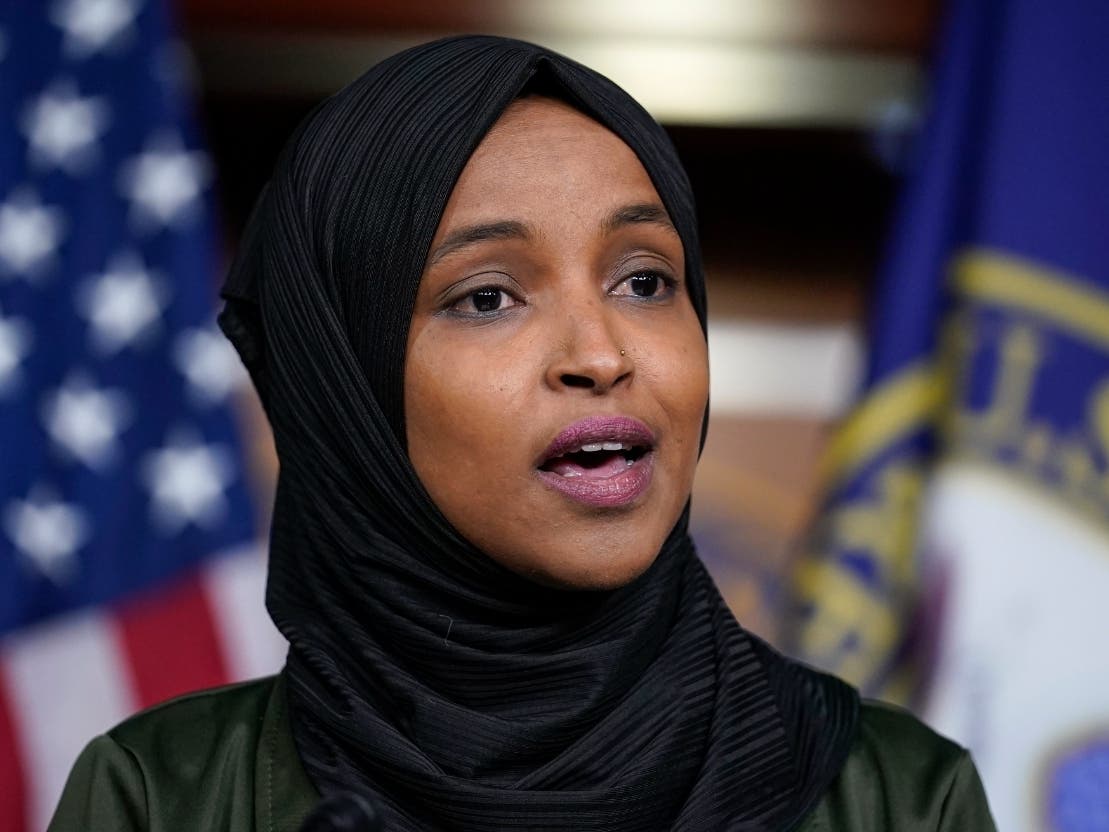 Rep. Ilhan Omar joined Democratic Rep. Cori Bush and 15 Republican representatives in voting against the ban on Russian oil.