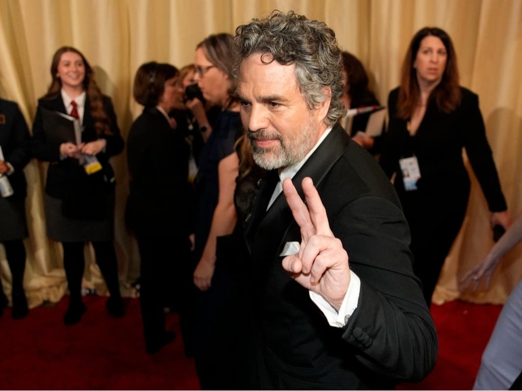 Mark Ruffalo arrives at the Oscars, Sunday, March 10, 2024, in Los Angeles.