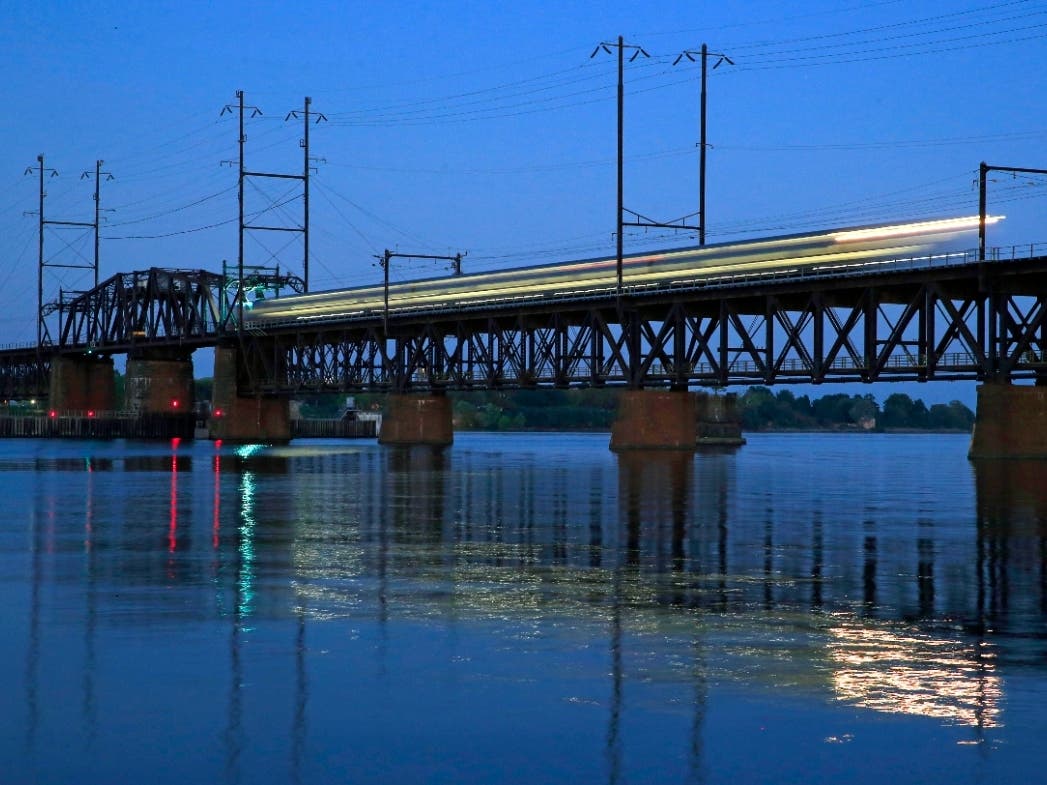 Built in 1906, the Susquehanna River Bridge is owned by Amtrak and used by Amtrak, the Maryland Area Regional Commuter rail and Norfolk Southern Railway to carry passenger and freight trains across the Susquehanna River.