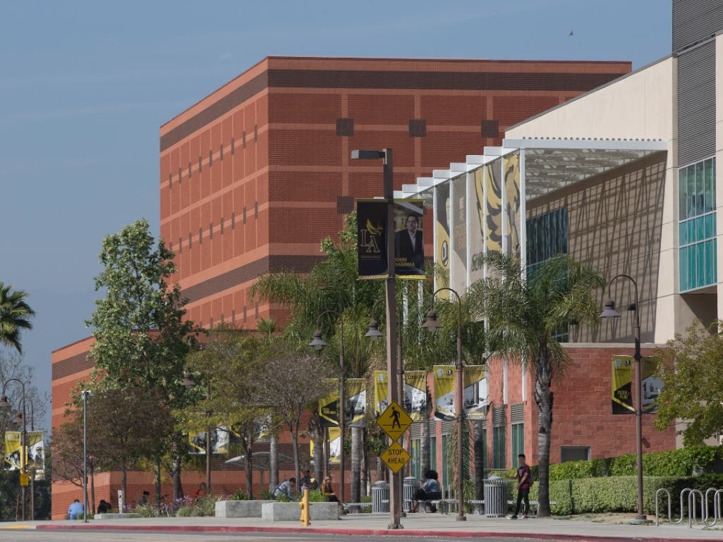 The Cal State University, Los Angeles Student Union building is seen in Los Angeles in 2019. 