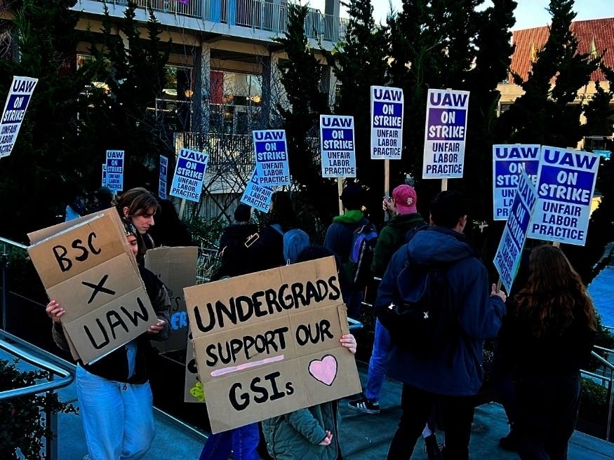 A month into the nation's largest strike involving higher education, classes are being cancelled and important research is being disrupted at the 10 campuses of the University of California. 