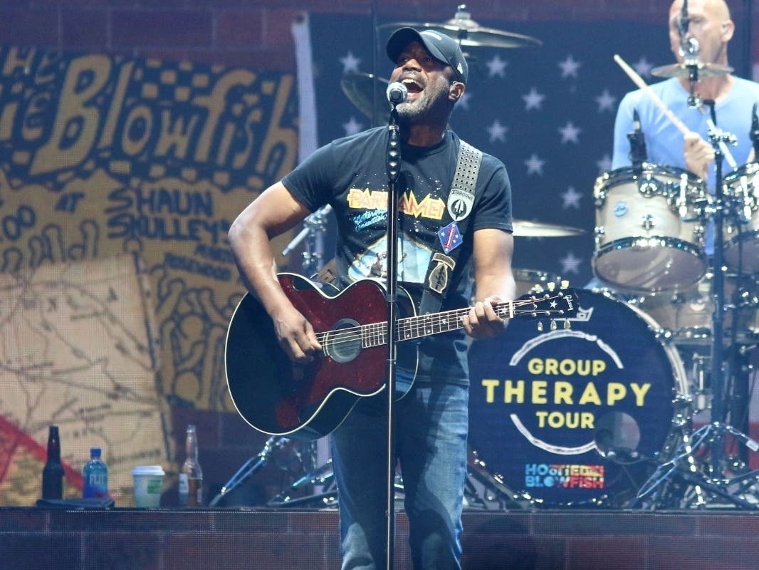 Darius Rucker of Hootie & the Blowfish performs at Madison Square Garden on Saturday, Aug. 10, 2019, in New York. The band will bring their Summer Camp with Trucks Tour to Columbia along with Collective Soul and Edwin McCain.