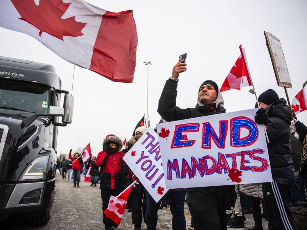 ​Planned trucker convoys protesting vaccine requirements may snarl traffic on the Beltway, including from New Jersey and Pennsylvania, both before and after President Joe Biden's State of the Union Address on March 1. ​