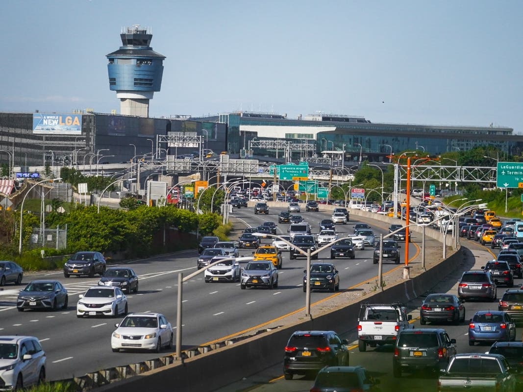 Ramp workers and cabin cleaners at LaGuardia Airport were on strike Thursday to protest unfair labor practices by their employer, Swissport USA. 