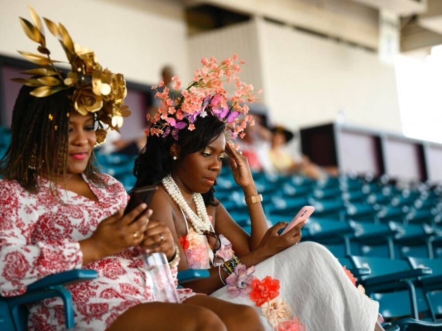 For some spectators at the 147th running of Preakness Stakes horse race at Pimlico Race Course on Saturday in Baltimore, the question wasn't so much which horse won, but which spectators wore the best hats — a thoroughbred horse racing tradition.