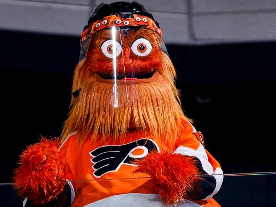 Gritty Joins Gov. Wolf To Promote Vaccine: 'Take Your Shot'