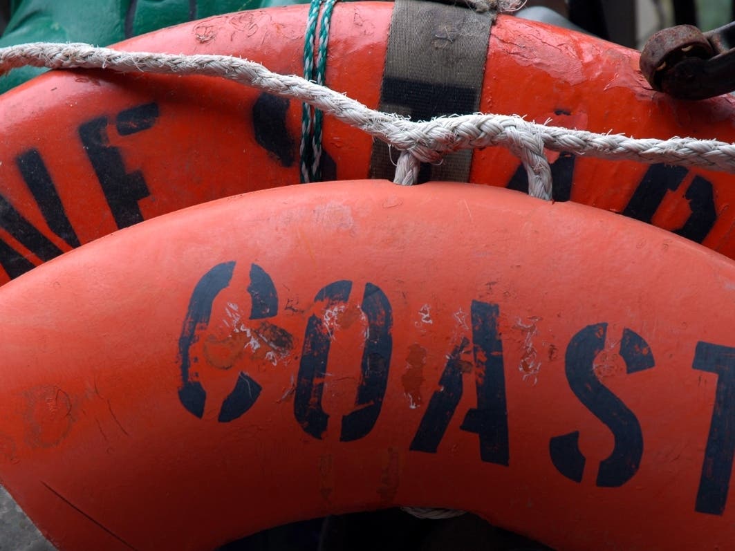 Petty Officer Ryan Noel said at 9:51 a.m., a crew on the fishing vessel the "Ocean State" hauled in the explosive about 4 nautical miles off the east coast of Block Island.