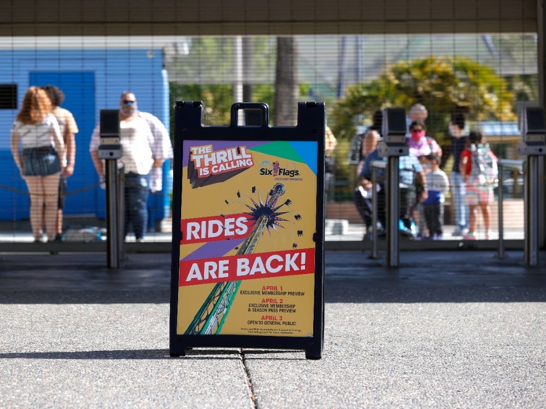 Six Flags Over Georgia and Six Flags White Water no longer require masks for those who are fully vaccinated against COVID-19.