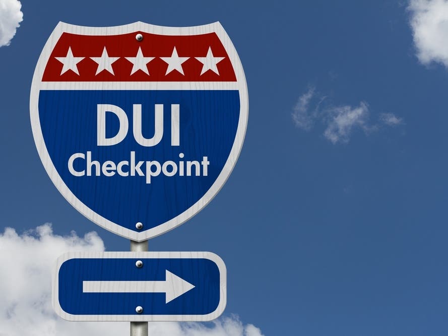 DWI Checkpoint Saturday Night In Allenhurst