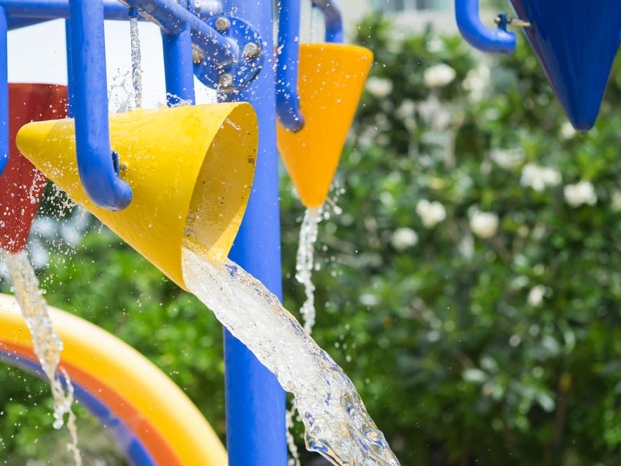 The cost will cover the new equipment, installation, and service. Specifically, the equipment will update spray features in the kids' pool. 