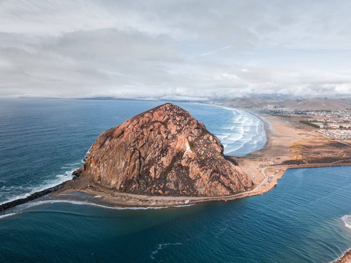 Morro Rock, in Morro Bay is often called the Gibraltar of the Pacific.