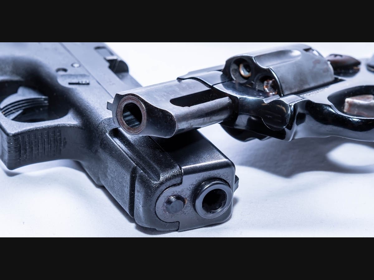 Shrewsbury police found a defaced 9mm handgun during a recent traffic stop.