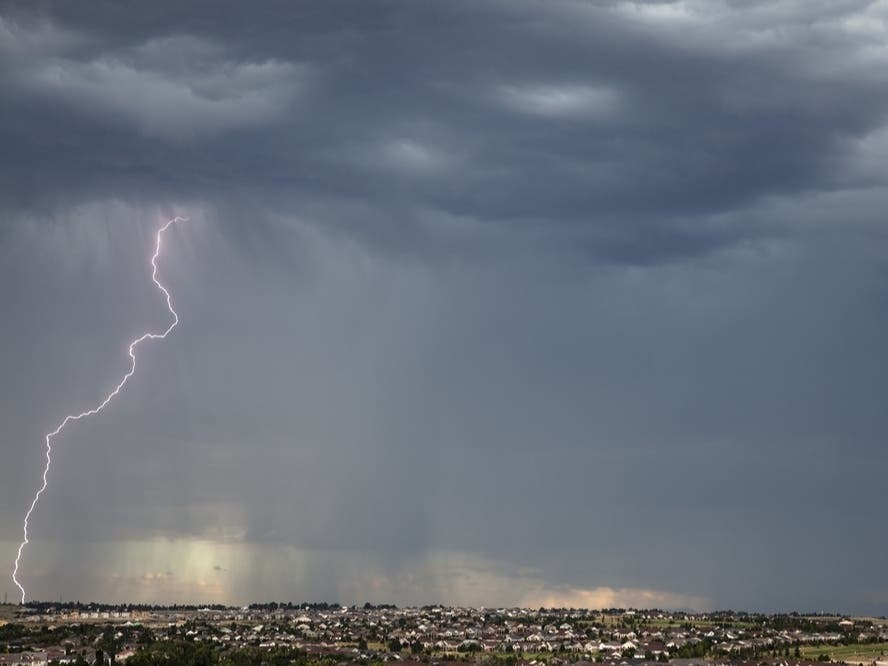 A severe thunderstorm watch was issued Thursday after Wednesday's storms brought reports of tornadoes in the Maryland suburbs. 