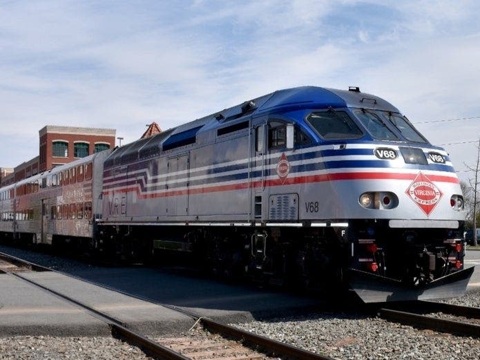 Free Transfers Between VRE, MARC Commuter Trains Announced