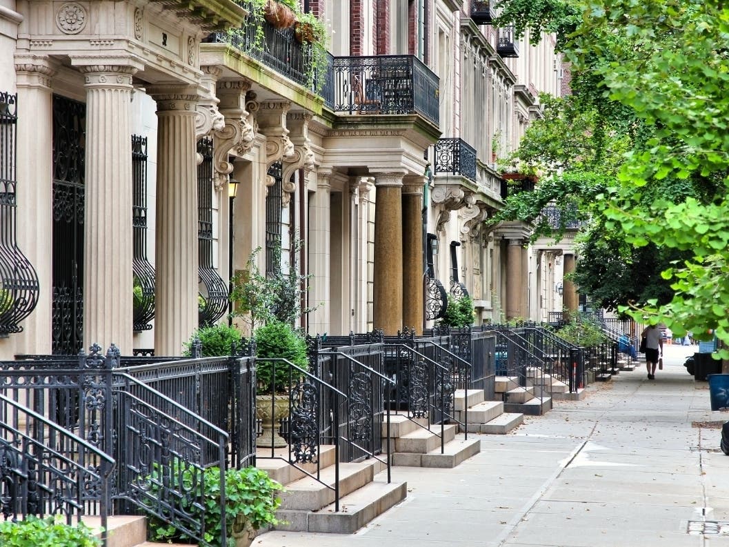 An image of buildings on the Upper West Side.