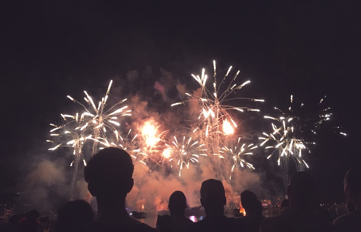 Fireworks at Disneyland 2024