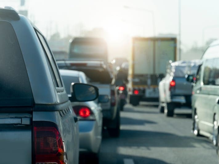 Interstate 405 North Backed Up After Traffic Collision