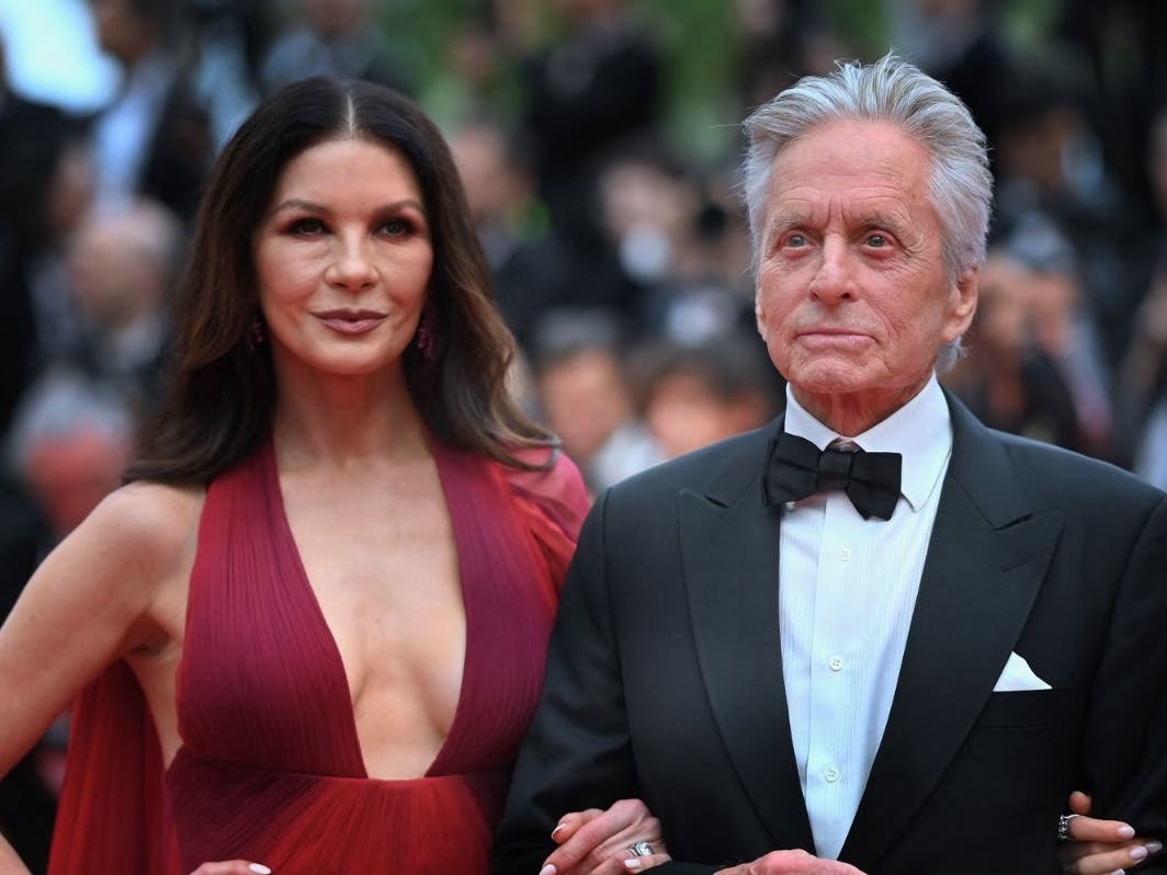 Michael Douglas and Catherine Zeta-Jones have put their Matthiessen Park estate in Irvington on the market. 