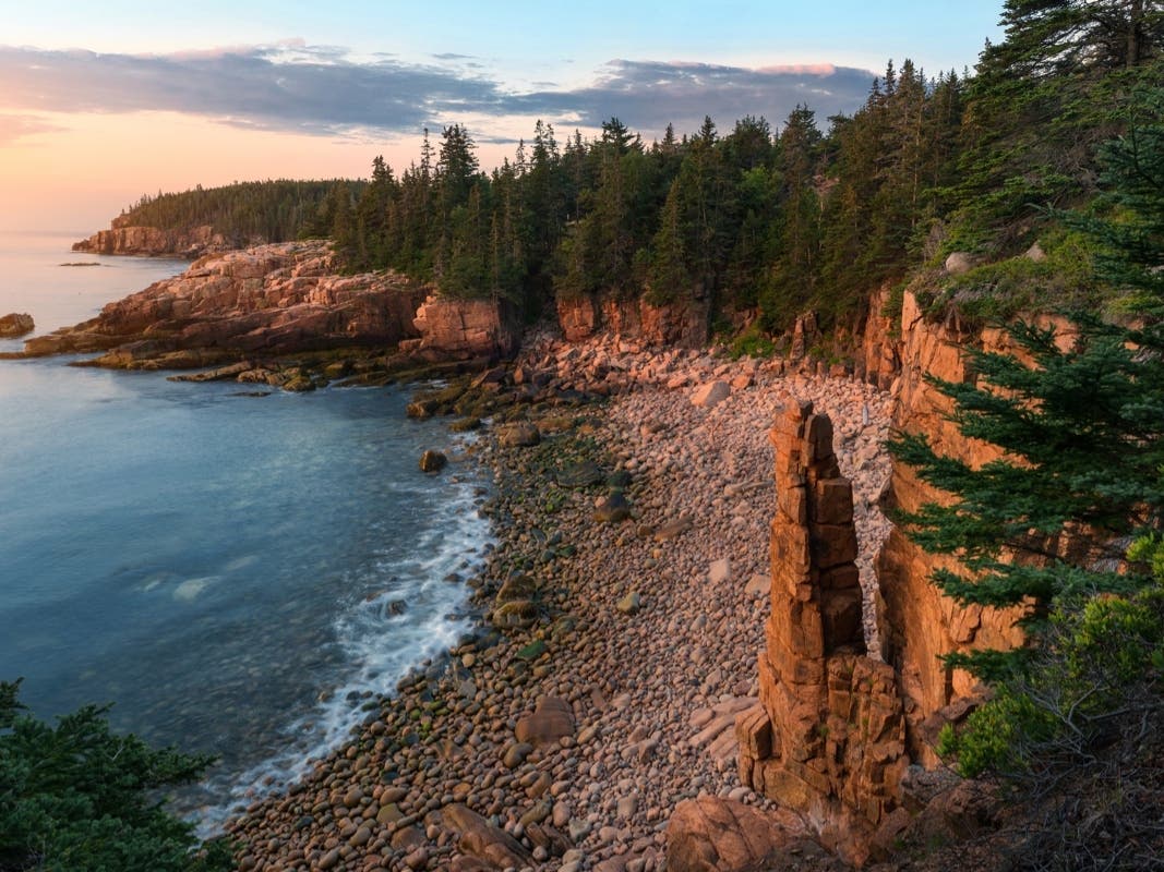 The rugged coast of Maine is perfect for an adventure or relaxing on the beach.