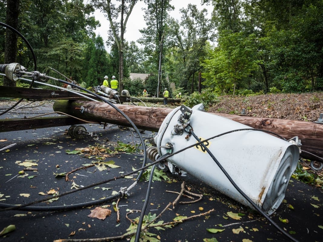 Tropical Storm Isaias tore through Bedford leaving homes and businesses without power and roads blocked with debris.