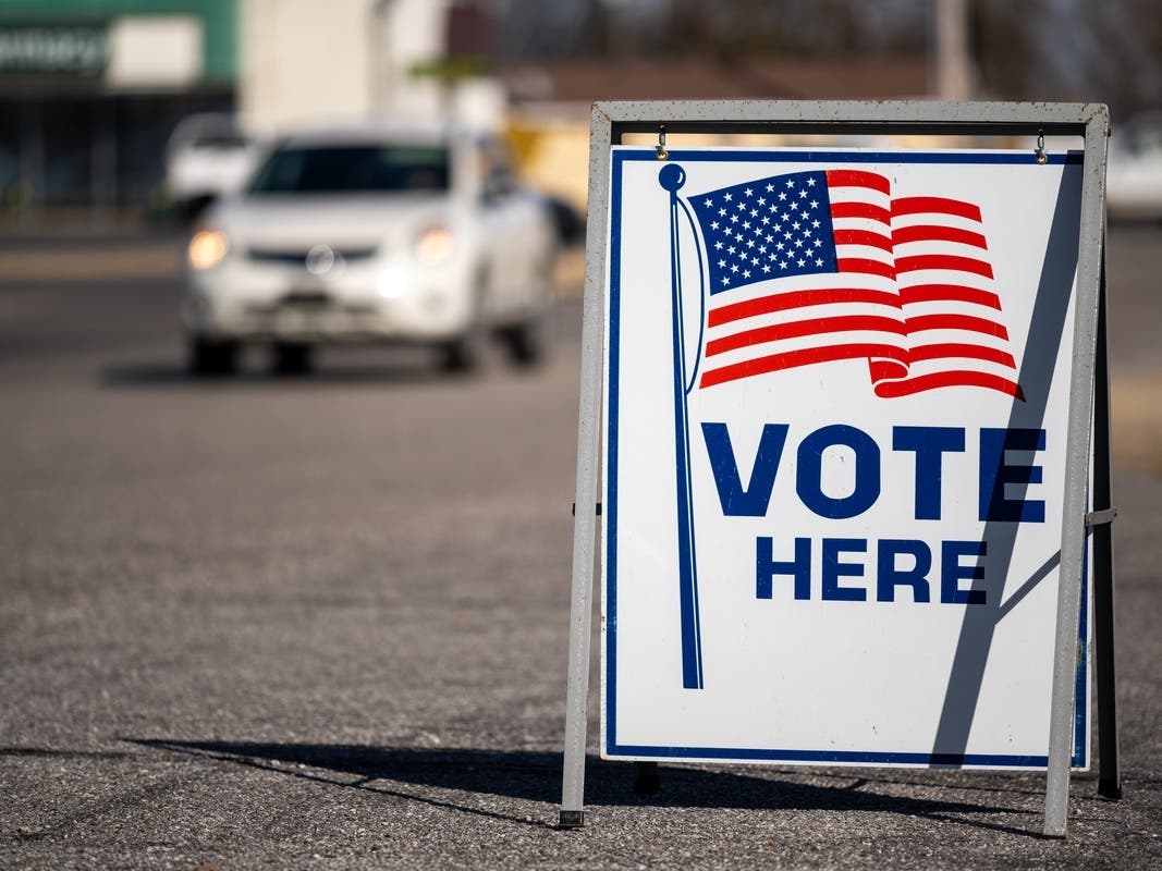 The first wave of election results should come in by 8:30 or 8:45 p.m. in Los Angeles County. 