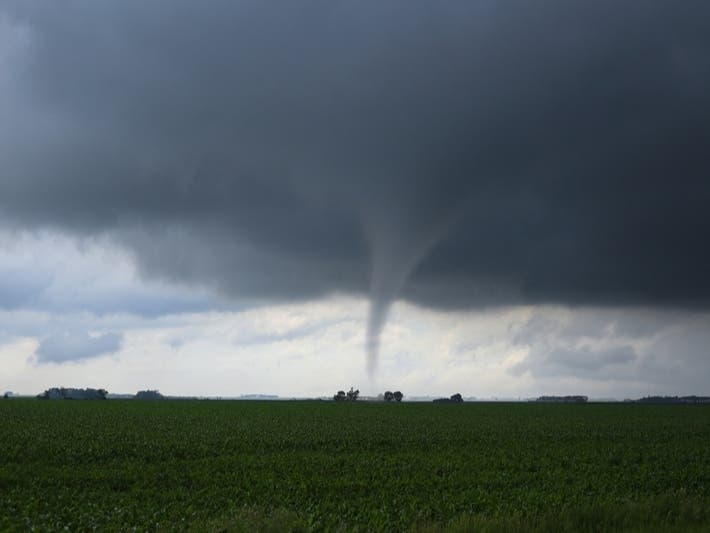 A confirmed tornado tore through parts of South Jersey, destroying homes and causing major flooding issues Wednesday night.