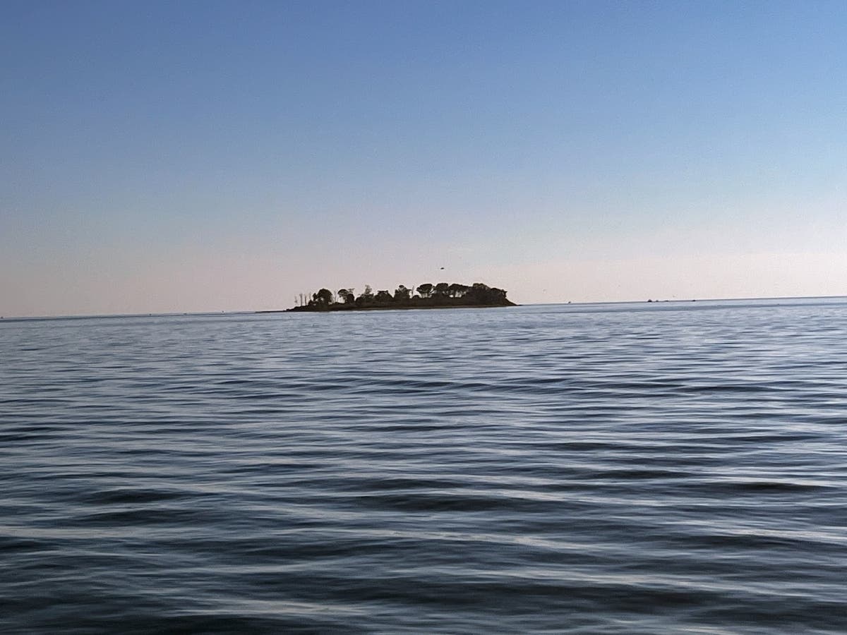 Charles Island off the coast of Milford. 