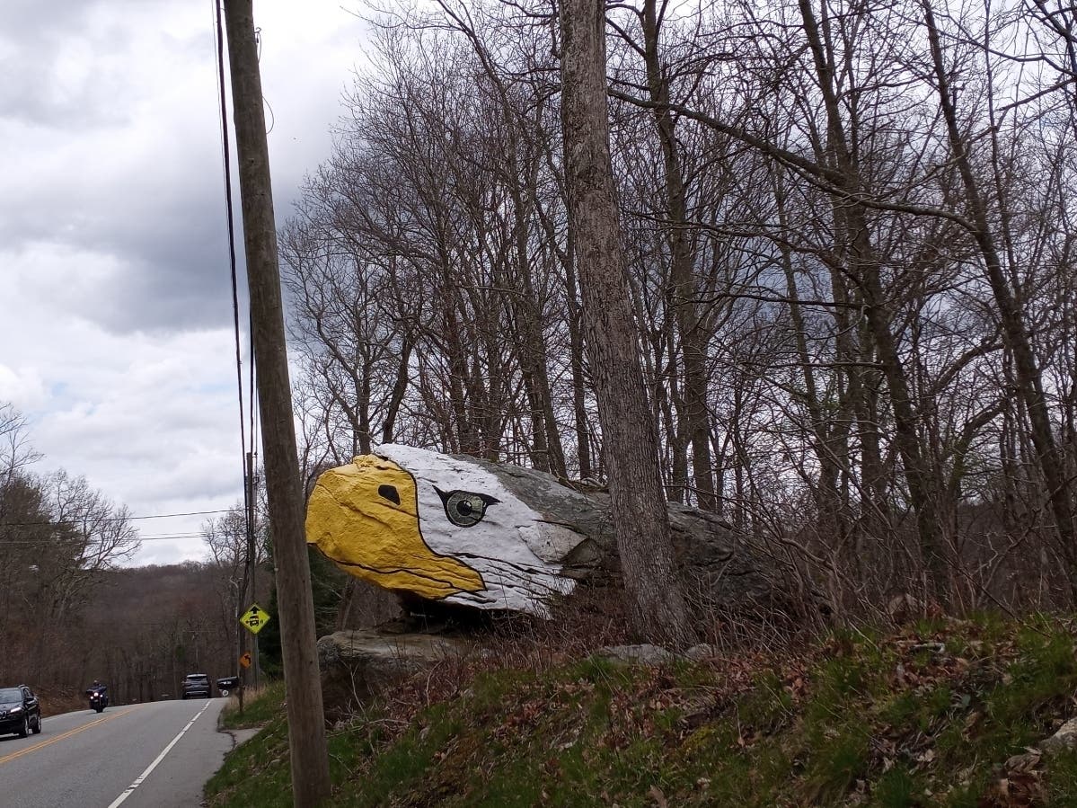 Eagle Rock in Hebron is hard to miss when venturing into eastern Connecticut. 