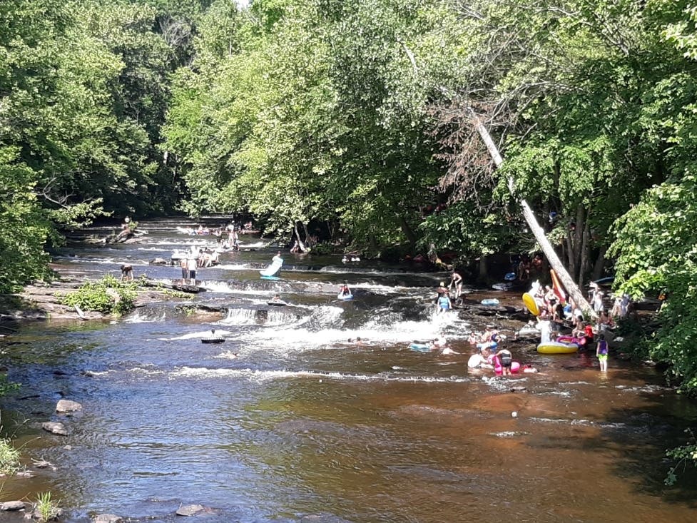 The Scantic River State Park in Enfield.