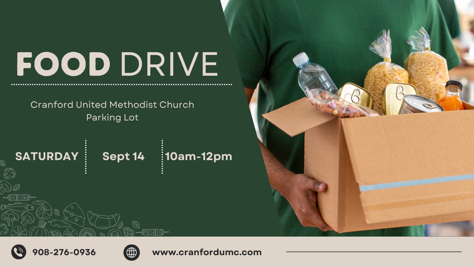 Next Drive-Thru Food Collection - Saturday, September 14th 