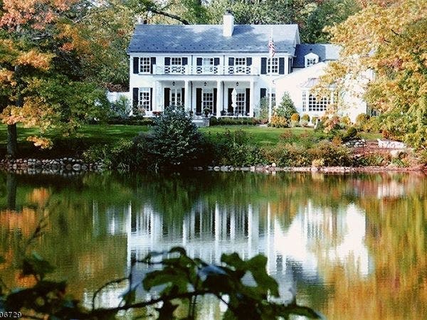 Exclusive Pond-Front Colonial, Unique Waterfront Home, $4.7M Views Of Manhattan Skyline: NJ Wow Houses