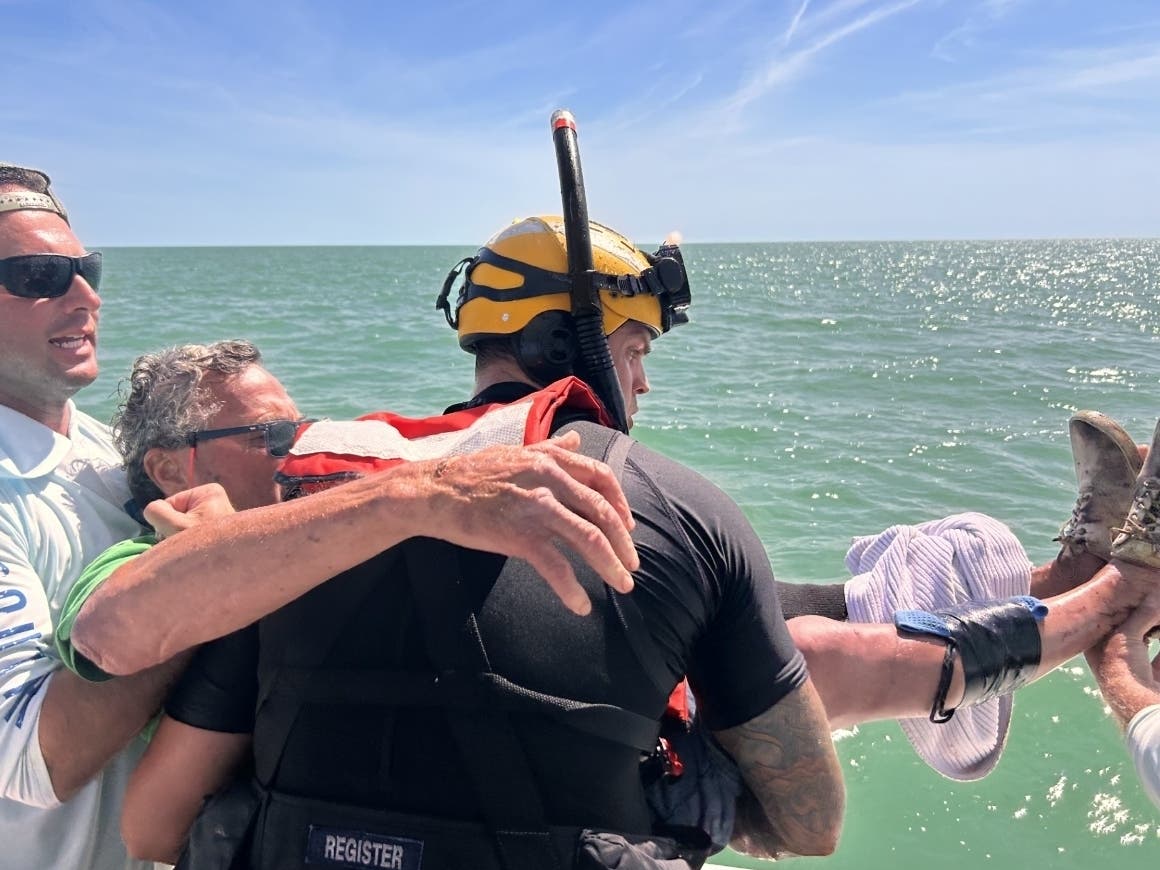'Mayday!': Man Bleeding After Accident In Atlantic Rescued By Officer
