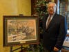 David A. Miller, MD, receives the signed and numbered limited edition lithograph commemorating his Missouri Family Physician of the Year Award from MAFP.