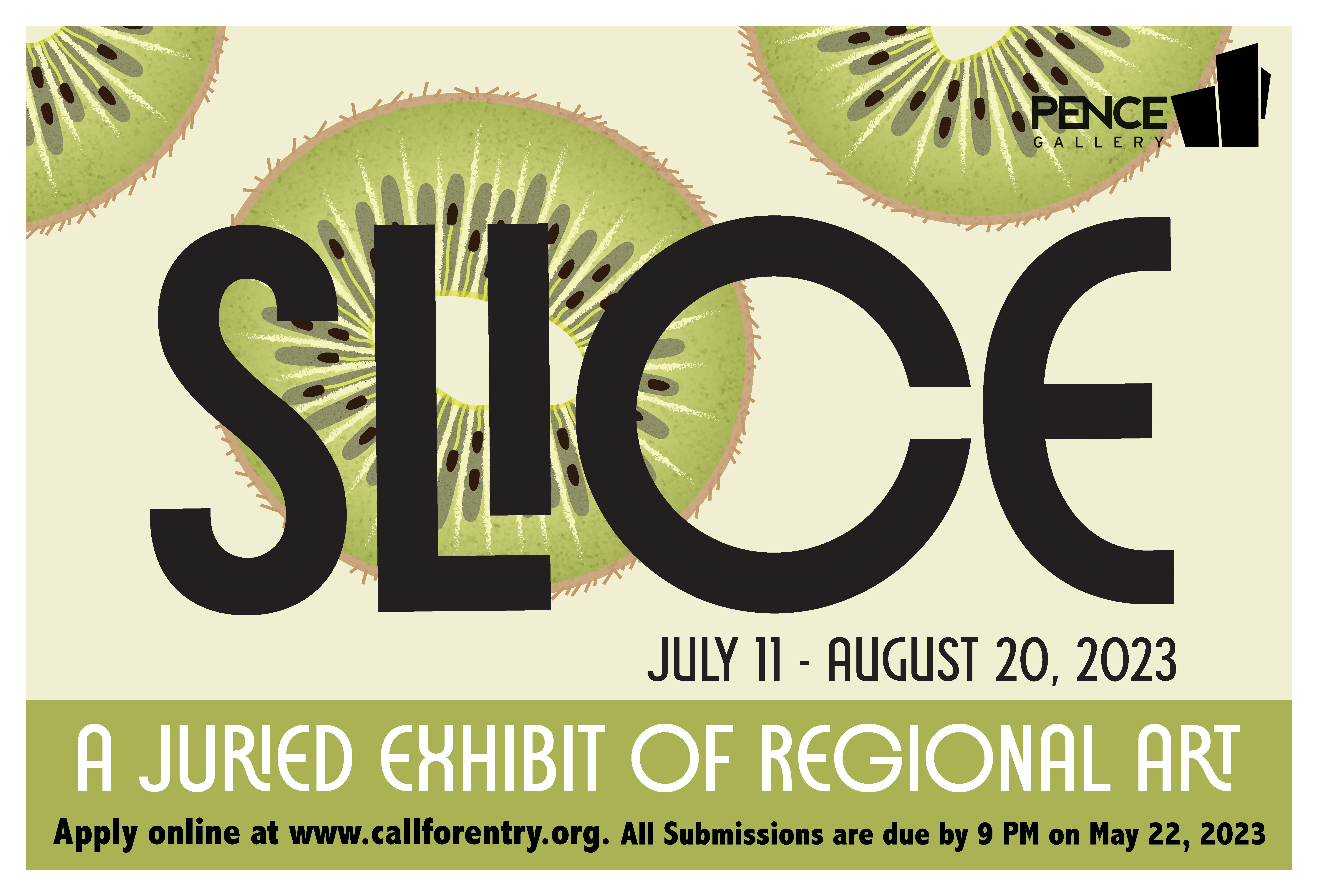 Call to Artists! Slice: A Juried Exhibit of Regional Art 2023