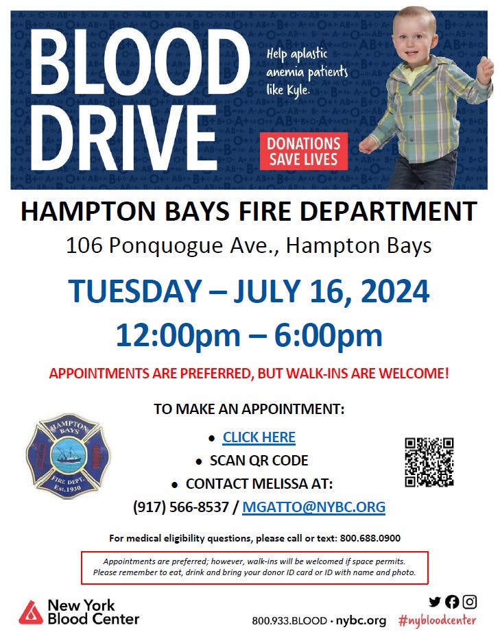 Hampton Bays Community Blood Drive